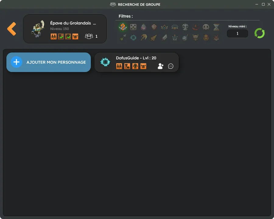 GroupeFinder
