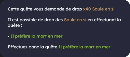 Quête 1
